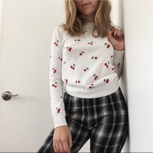 Forever 21 cherry print sweater 🍒
